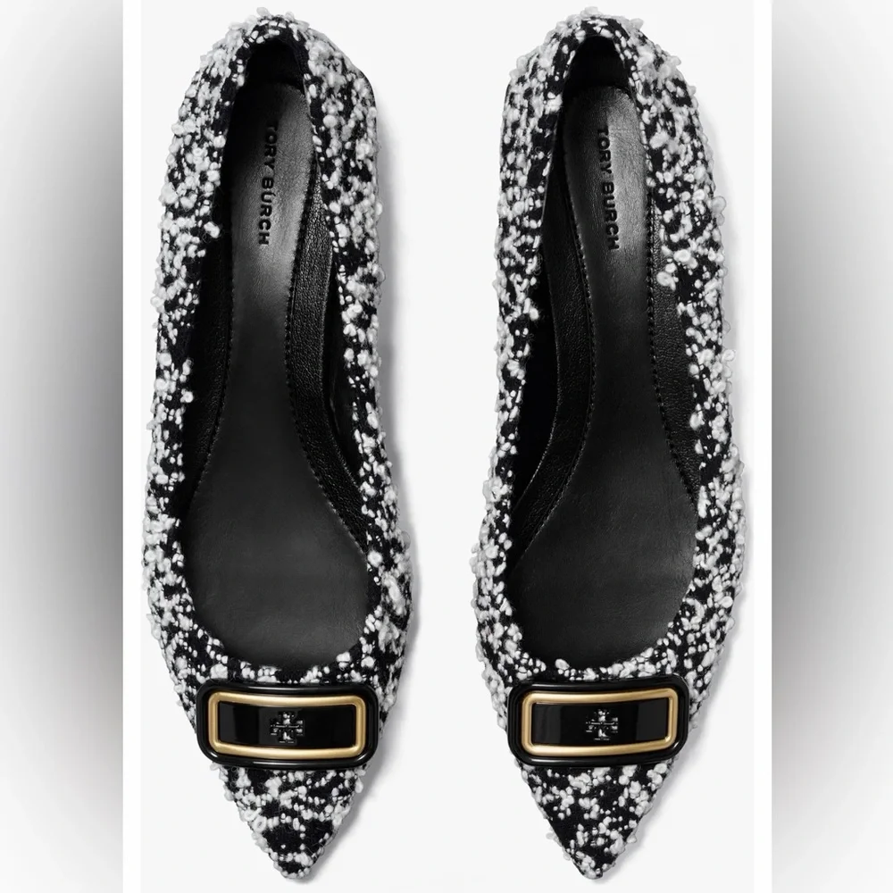 Tory Burch Georgia Bouclé Ballet Flat | Size 7 - Picture 5 of 6